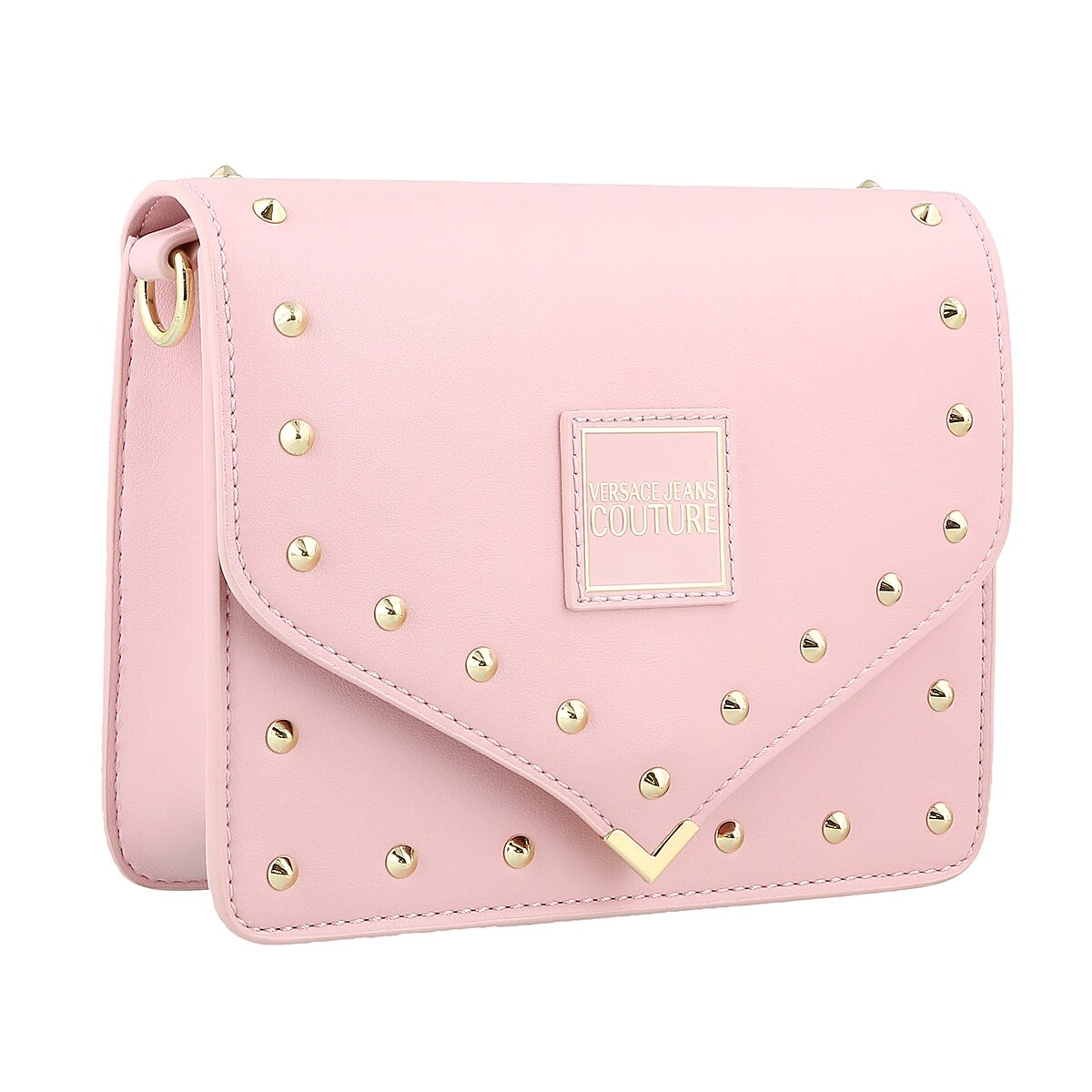 pink gold bag