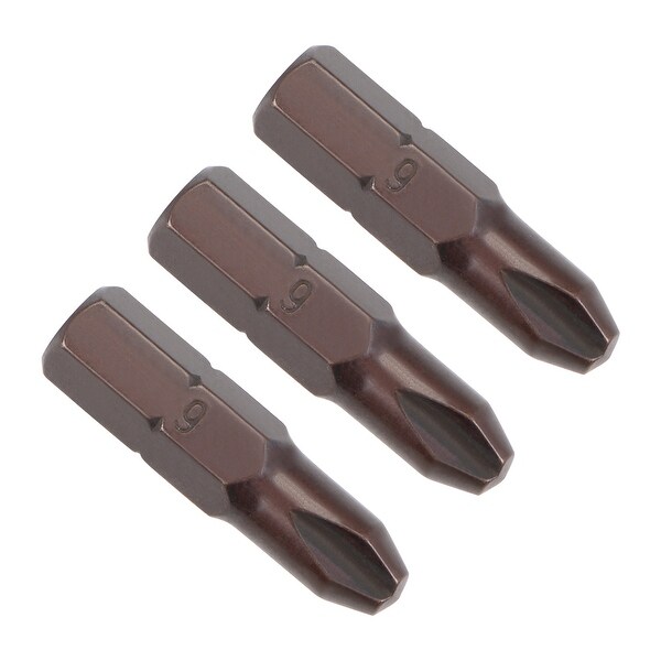 Screwdriver Bits 3pcs 1/4 Inch Hex Shank Magnetic Y3 Screwdriver Bit Set 25mm