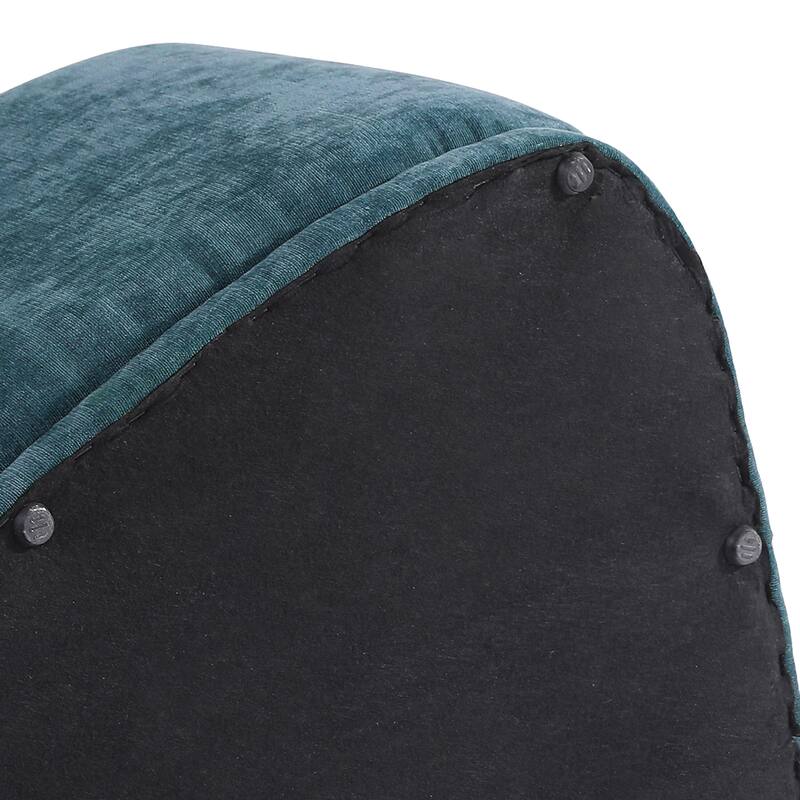 Modern Triangular Upholstered Accent Ottoman