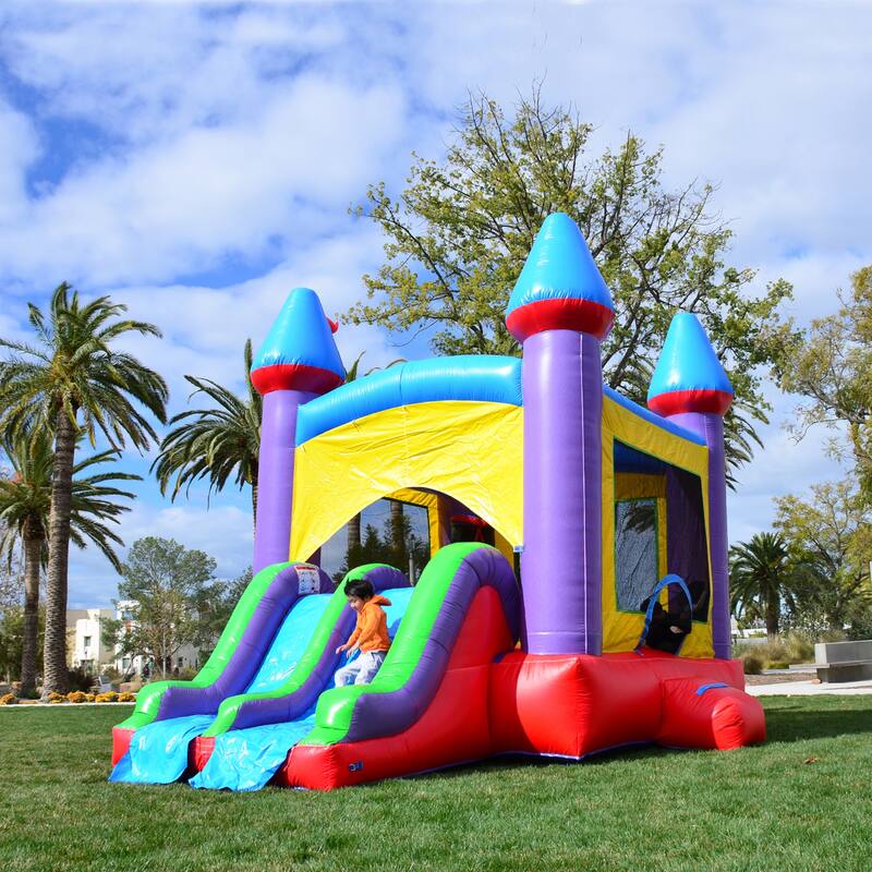 Commercial 12' x 17.5' Bounce House with Slide and Air Blower