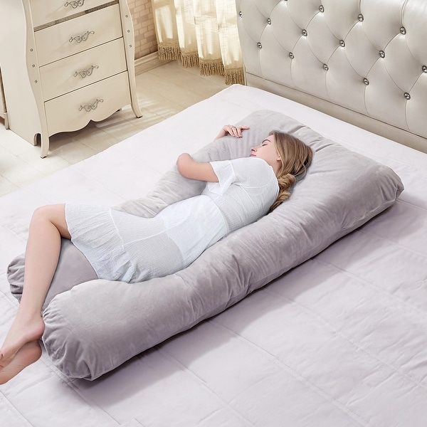 c shaped maternity pillow