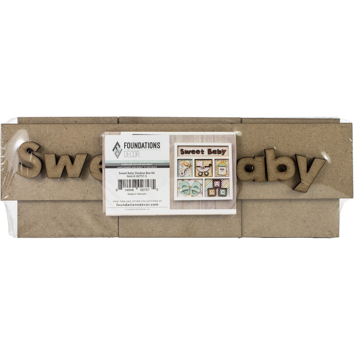 Shop Foundations Decor Shadow Box Kit Sweet Baby Free Shipping