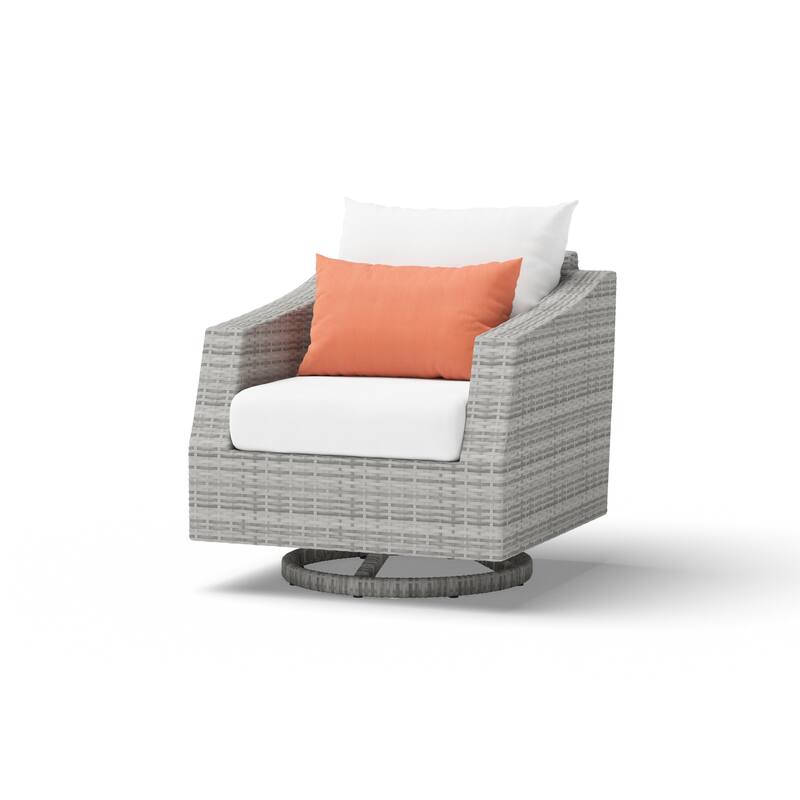 Cannes Deluxe 8 Piece Sunbrella Outdoor Patio Sofa & Club Chair Set