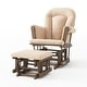 preview thumbnail 11 of 97, Child Craft Tranquil Glider Rocker and Ottoman Set Cocoa Bean/ Tan
