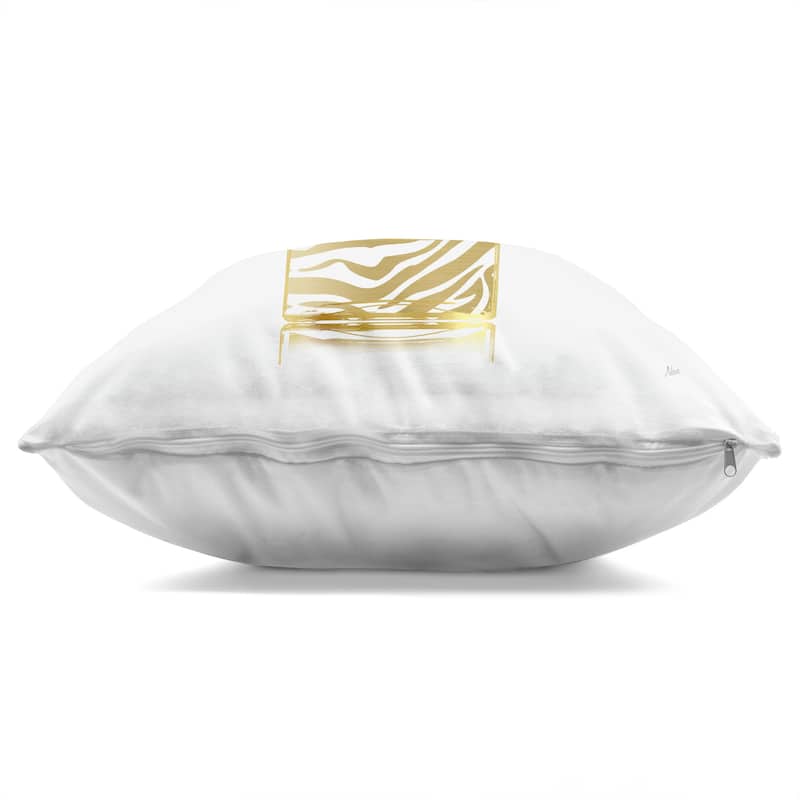 Stupell Chic Striped Perfume Bouquet Decorative Printed Throw Pillow Design by Nan