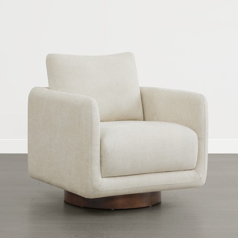 Rebecca Swivel Accent Chair with Cushion - Modern Style