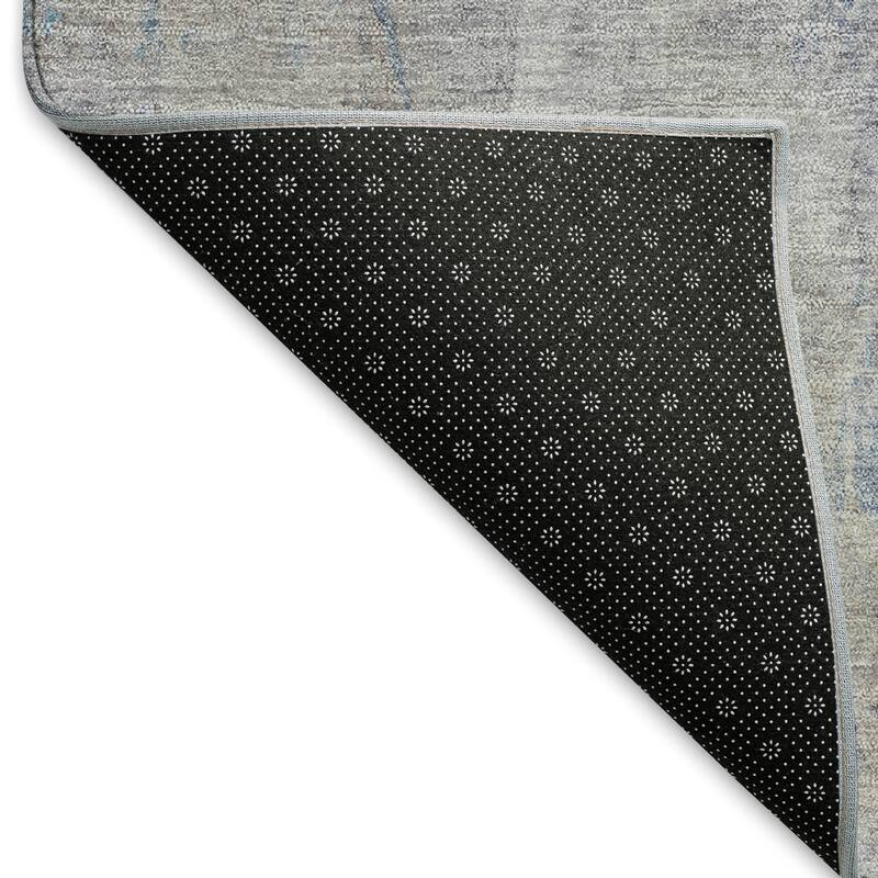 Machine Washable Indoor/ Outdoor Vintage Ombre Chantille Rug