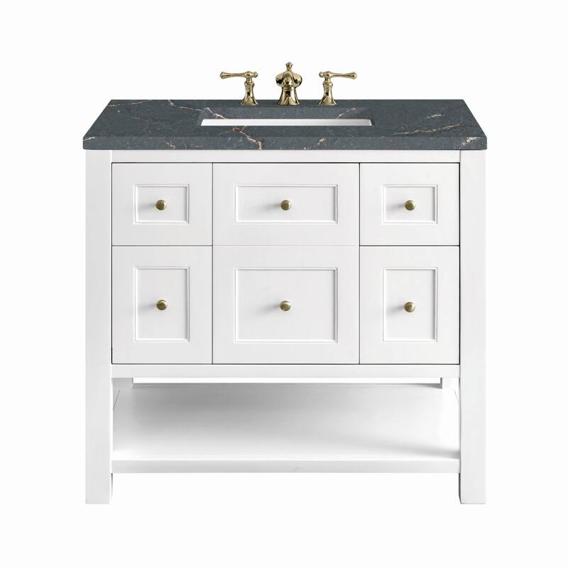 James Martin Vanities 330-V36-3PBL Breckenridge 36" Free Standing - Bright White