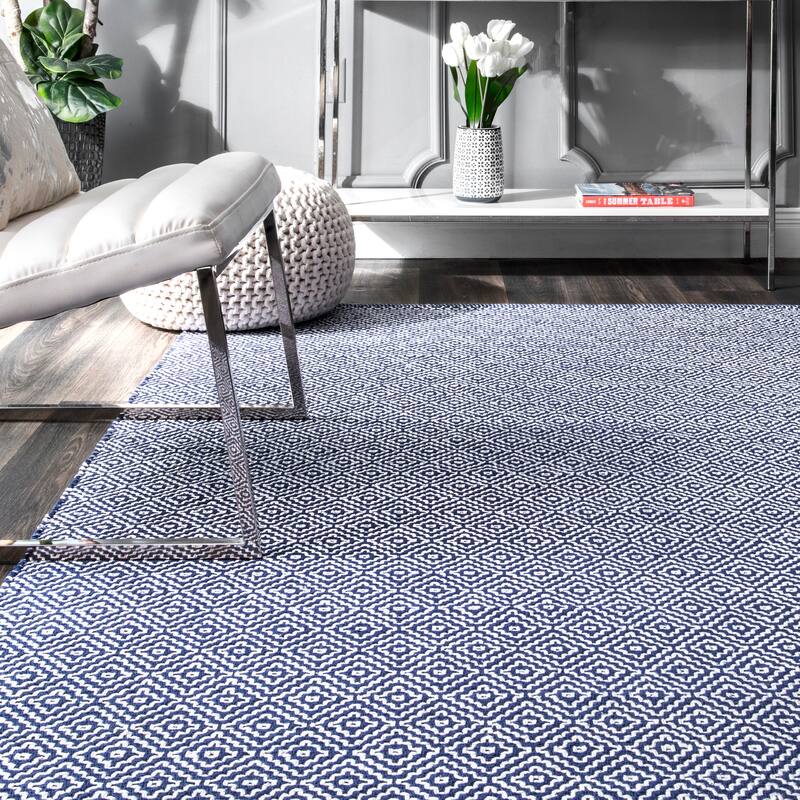 Nuloom Lorretta Geometric Cotton Area Rug