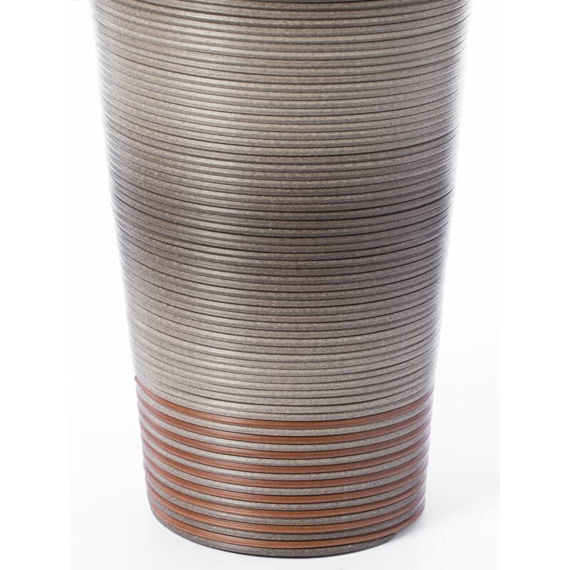 39 Inch Tall Standing Artificial Rattan Floor Vase for Home Decor