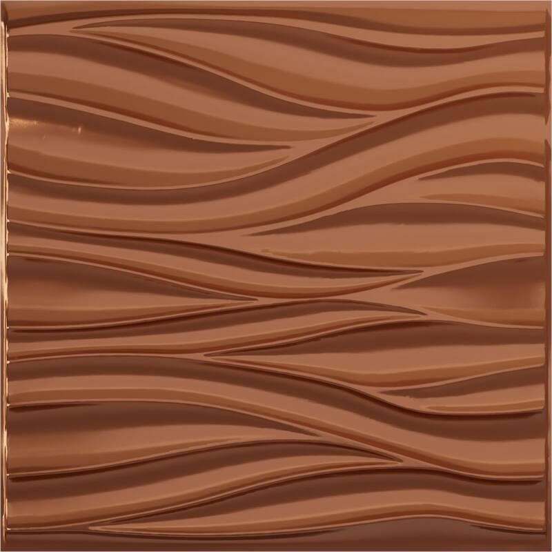 19 5/8"W x 19 5/8"H Ripple EnduraWall Decorative 3D Wall Panel