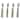 A&B Home Alice Silver and Ivory Forks and Knives in Box (Set of 4)