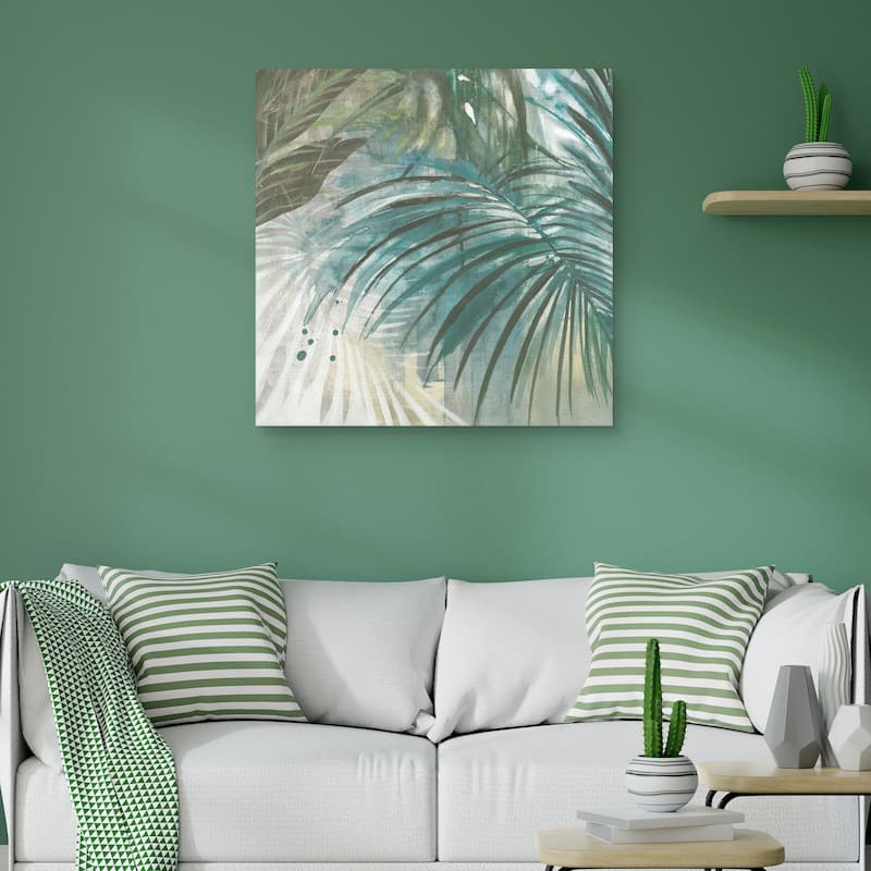 Sage Fronds by K. Nari Canvas Art Print