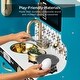 preview thumbnail 6 of 5, Pretend Play Kitchen Wooden Toy Set for Kids with 11 Accessories