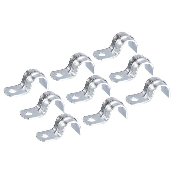 18Pcs EMT Pipe Straps One Hole Straps Zinc Plated Steel Pipe Clamp ...