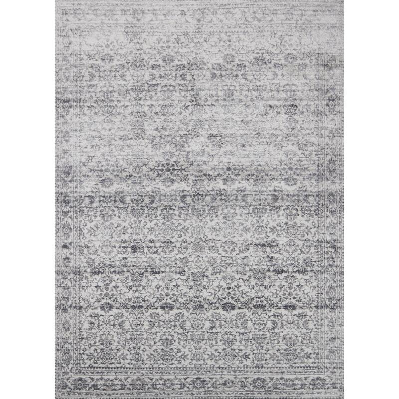 Alexander Home Mason Transitional Vintage Damask Rug