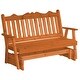 preview thumbnail 3 of 16, Pine 6' Royal English Glider Cedar Stain