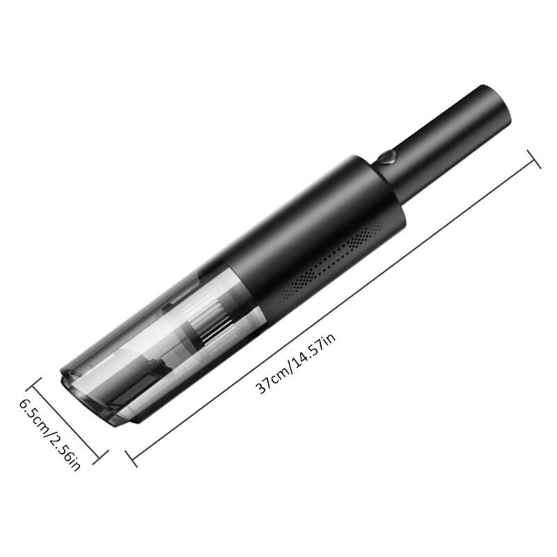 120W Cordless Handheld Vacuum Cleaner with 12000Pa Suction HEPA Filter and LED Light for Home and Car