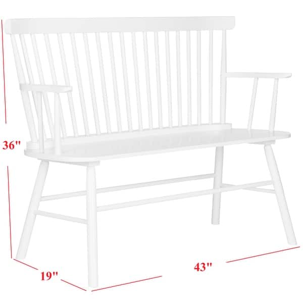 SAFAVIEH Addison Spindleback Settee - 48" x 22.4" x 36"