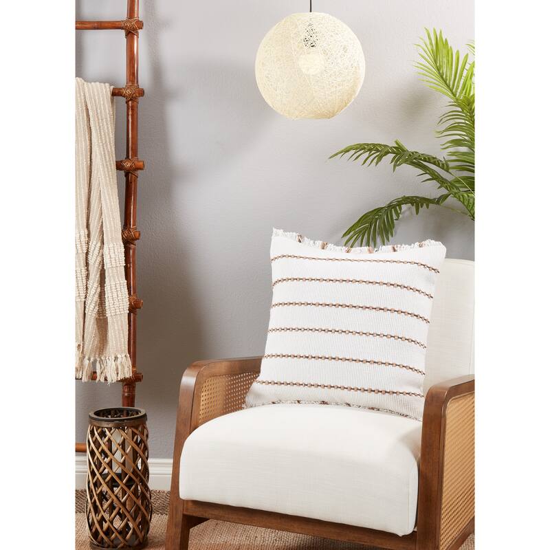 Striped Design Throw Pillow