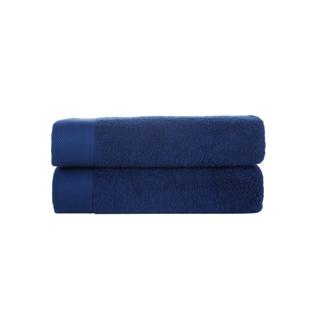 Brooks Brothers Solid Signature 2 pcs Bath Sheets