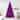 Artificial Tinsel Christmas Tree - 7' - Purple - Unlit - 7 Foot