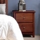 preview thumbnail 14 of 13, Grain Wood Furniture Shaker 2-drawer Solid Wood Nightstand