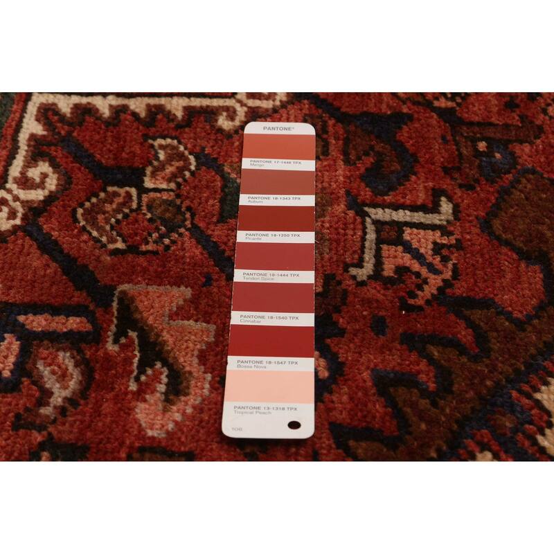 ECARPETGALLERY Hand-knotted Sarabi Red Wool Rug - 6'9 x 9'9