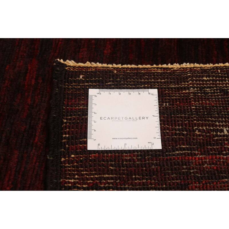 ECARPETGALLERY Hand-knotted Finest Peshawar Ziegler Burgundy Wool Rug - 7'5 x 9'6