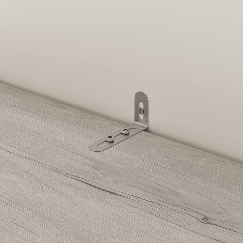 Bookcase Cabinet with Glass Doors and Drawers Multi-Purpose Storage Display Hutch for Living Room or Dining Room