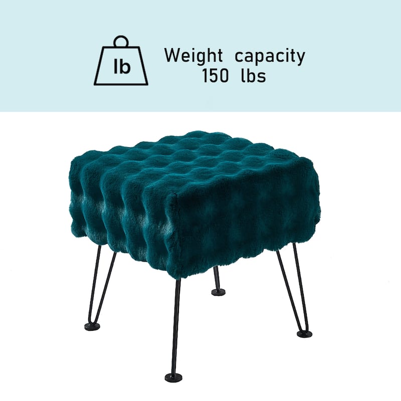 Bubble Textured Stool- 17x17x17"