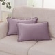 preview thumbnail 82 of 89, Deconovo Velvet Pom-poms Throw Pillow Covers 2 PCS(Cover Only)