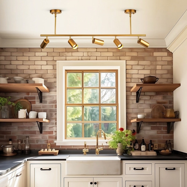 Farmhouse track lighting for kitchen best sale