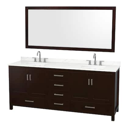 Wyndham Collection WCS141480D-QTZ-US3M70 Sheffield 80" Free Standing