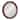 Kate and Laurel Oman Ribbed Round Wood Mirror