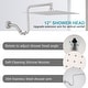 preview thumbnail 6 of 16, YASINU 12" Rain ShowerHead with Adjustable Extension Arm