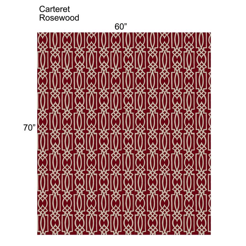 Flannel Velvet Carteret Couch Cover Throw Blanket, 60" x 70"
