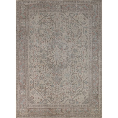 Tabriz Persian Area Rug Handmade Home Decor Wool Carpet - 8'1"x 10'6"