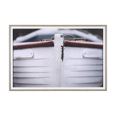 Waiting For The Tide Framed Art Print