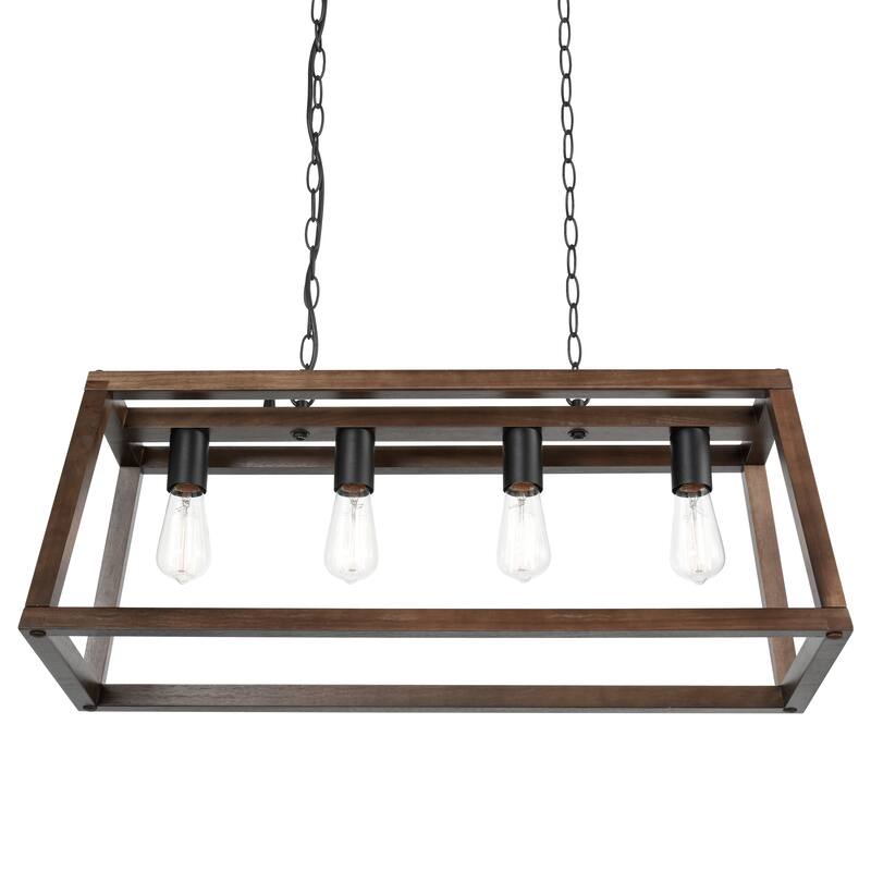 Light Society Bristol Wood Pendant Lamp