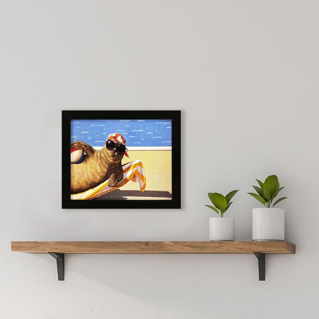 Paragon Bathing Beauty Non-Glass Framed Art