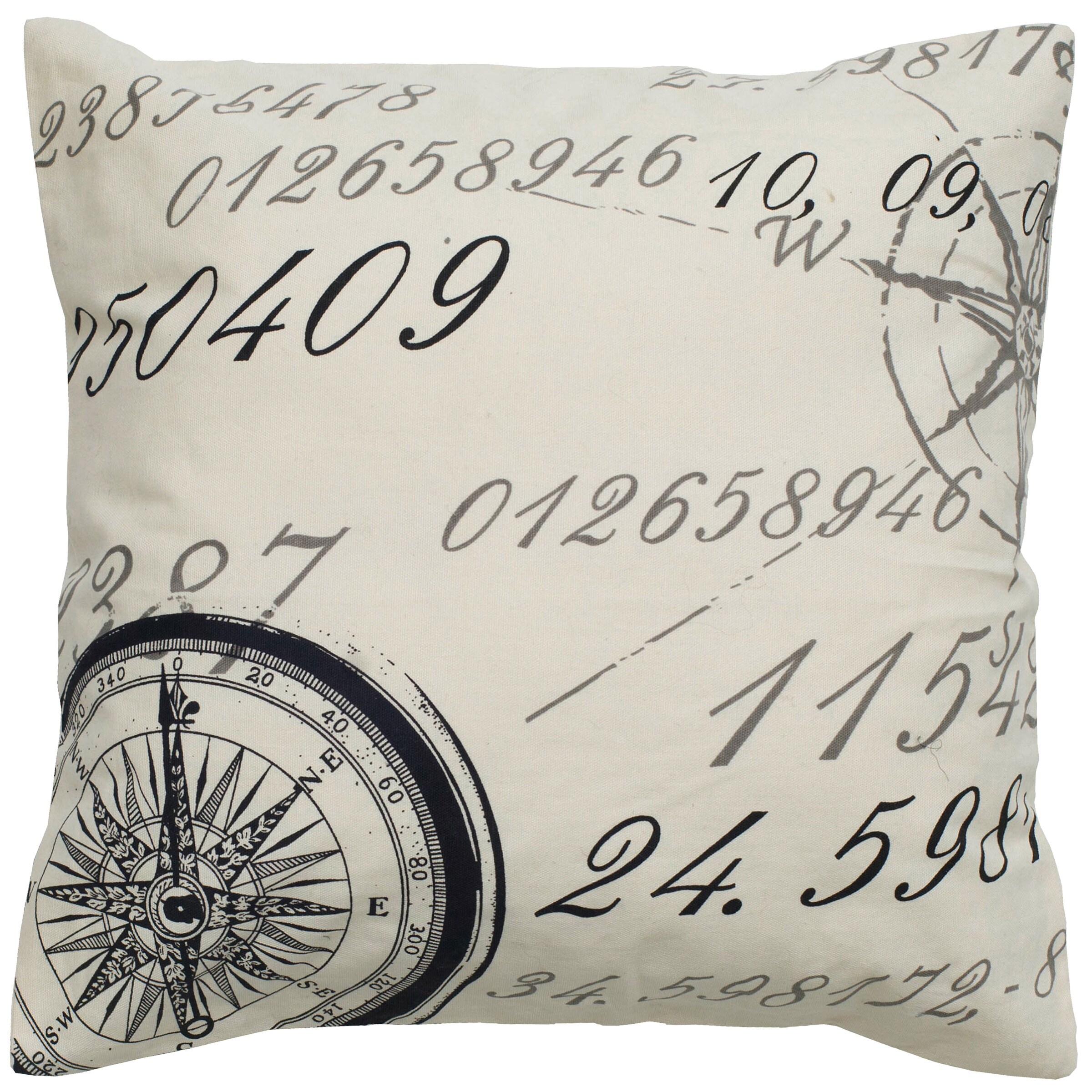 Vintage script cheap throw pillows