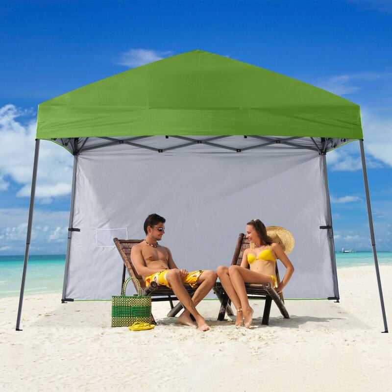 ABCCANOPY Stable Pop up Outdoor Canopy Tent with Sun Wall
