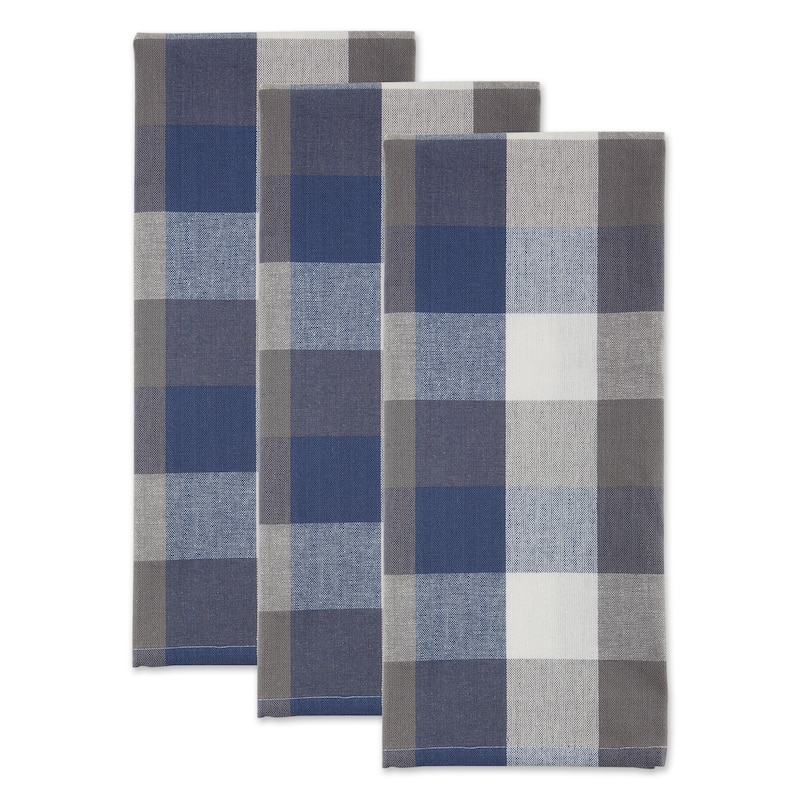 DII Tri Color Check Dishtowel (Set of 3)