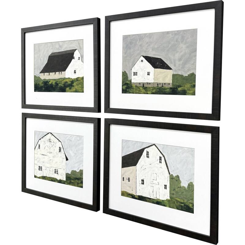 Paragon Rural Escape Framed Art - Set of 4