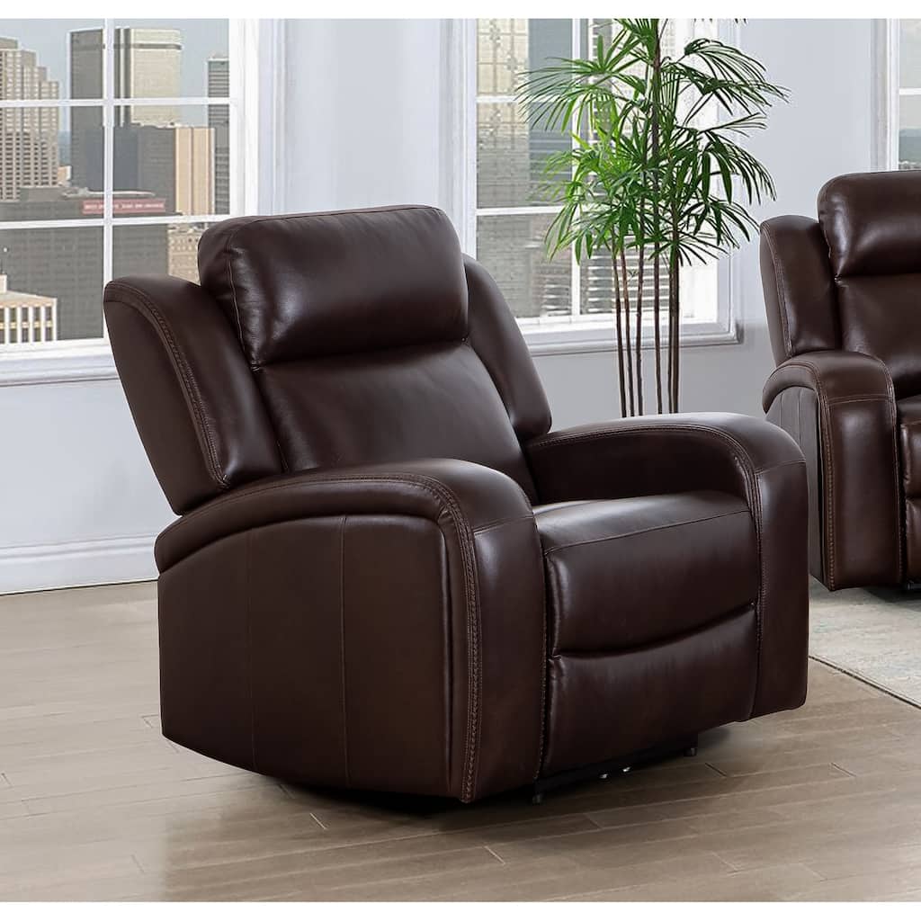 Logan Top Grain Italian Leather Recliner Chair