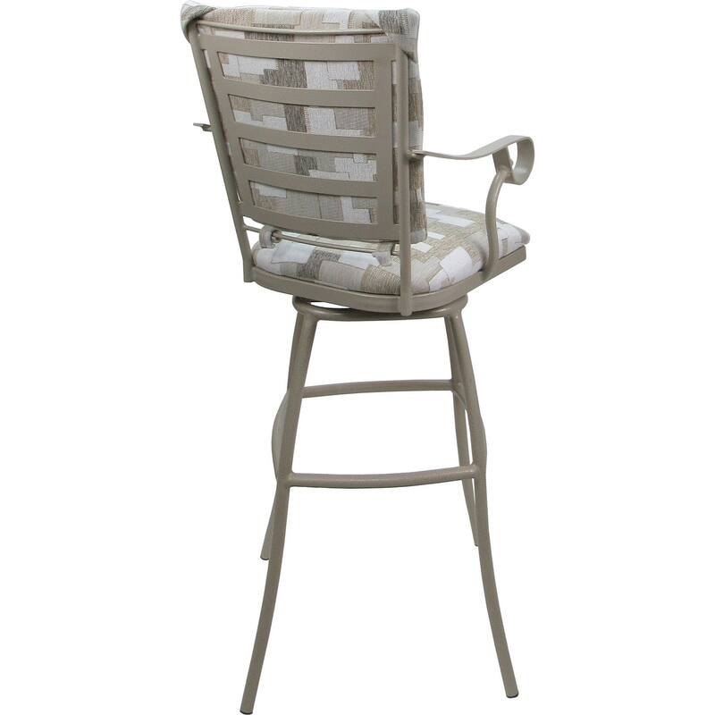 Set of 3 Outdoor Indoor Bar Stool Counter Extra Tall - Jenna PB Arms