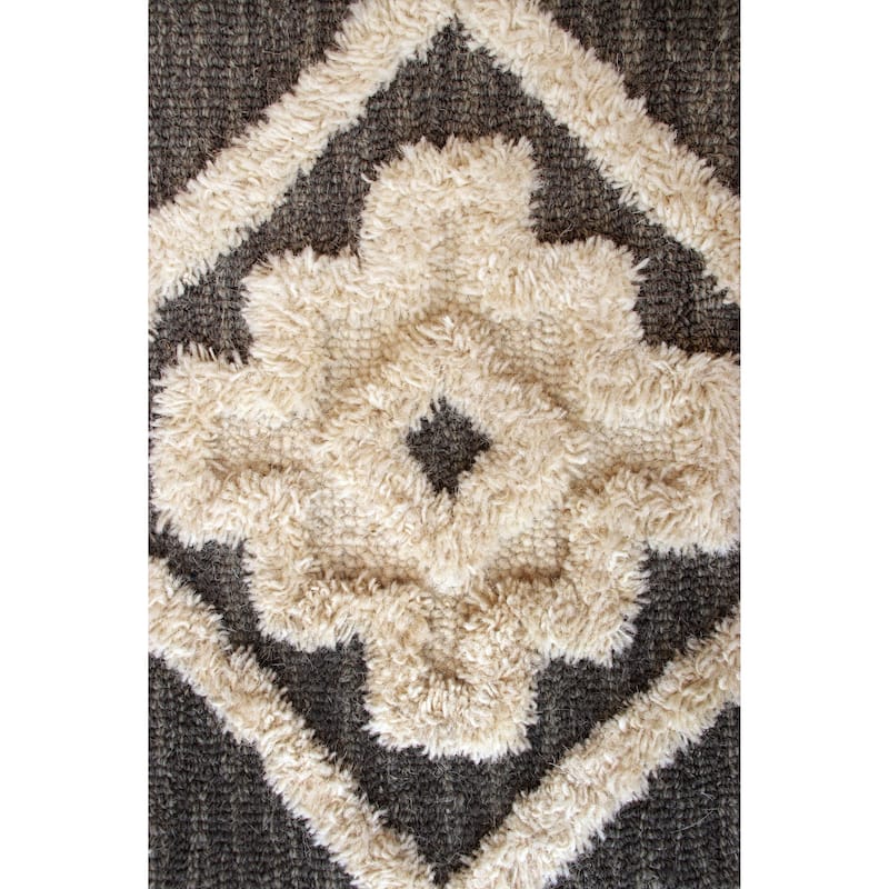 Sevita Diverse Modern Geometric Hand-Tufted Round Rug