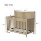 preview thumbnail 63 of 64, Certified Baby Safe Crib, Pine Solid Wood, Non-Toxic Finish, JPMA Certified