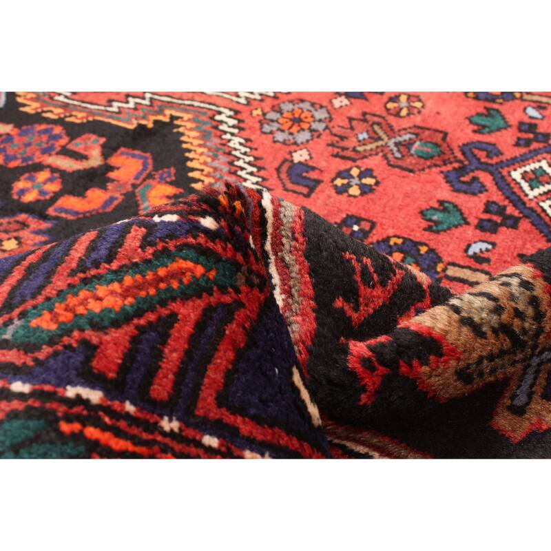 ECARPETGALLERY Hand-knotted Anadol Black Wool Rug - 4'7 x 7'10